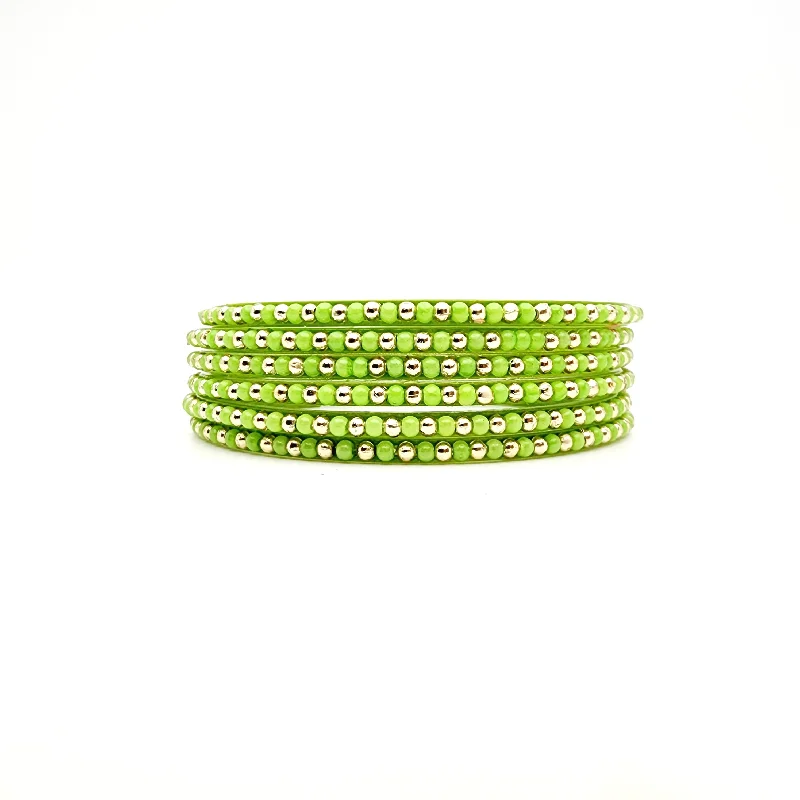 women’s chic bracelet sets-Cascade - Glass Bangles