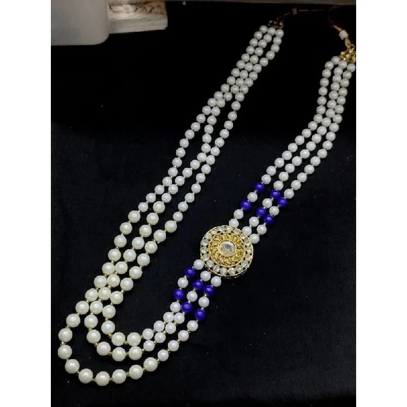 women’s moonstone necklaces-Akruti Collection Pearl Long Necklace