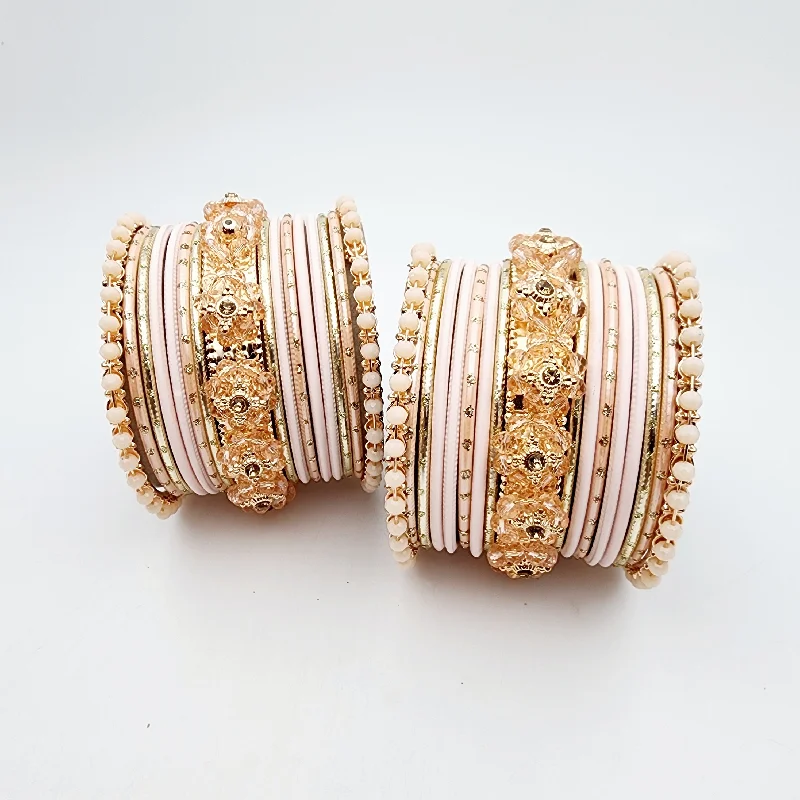 women’s gemstone bangles-Emily Bangle Set