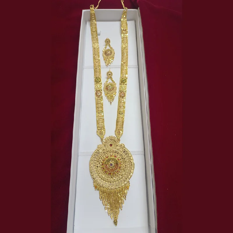 women’s birthstone necklaces-Pari Art Jewellery Forming Long Necklace Set