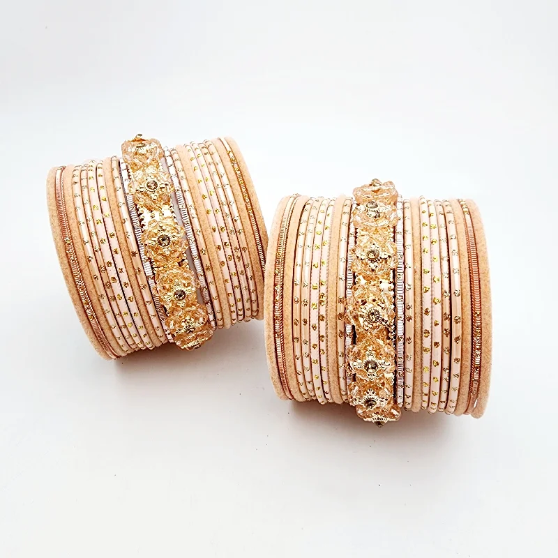 women’s braided bangles-Anchal Bangle Set