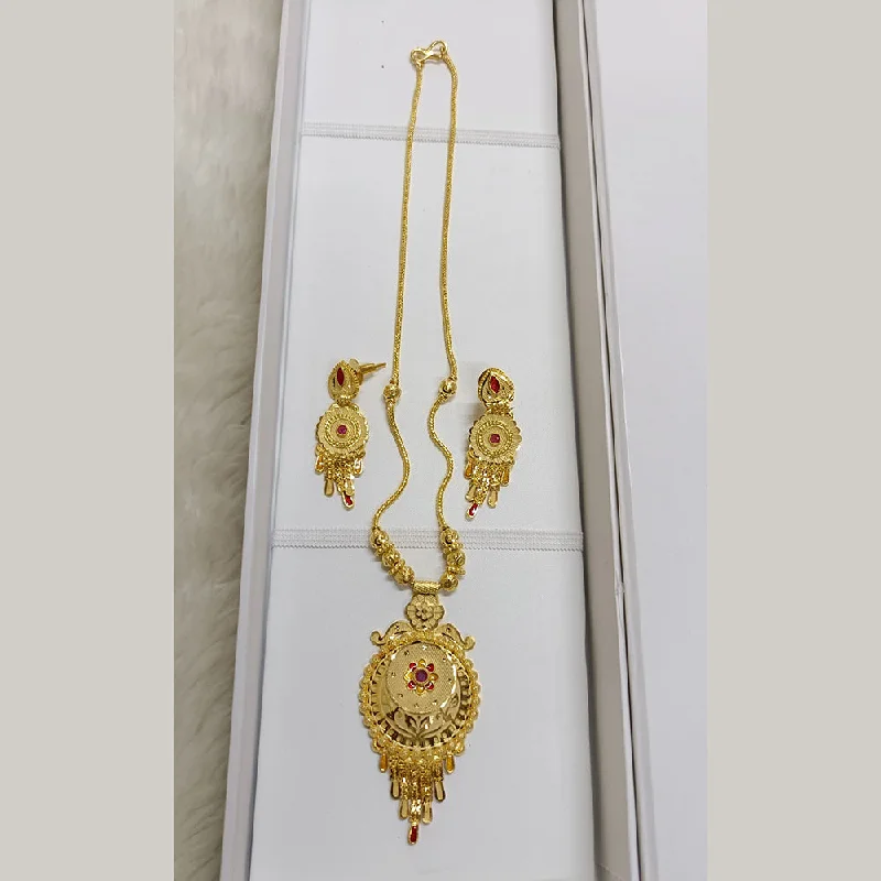 women’s retro necklaces-Pari Art Jewellery Forming Long Necklace Set