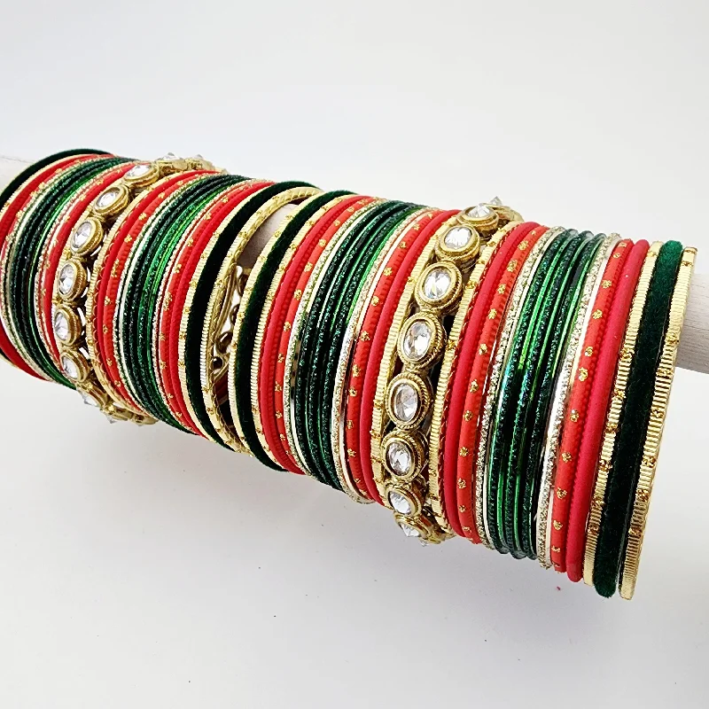 women’s handmade bangles-Leila Bangle Set