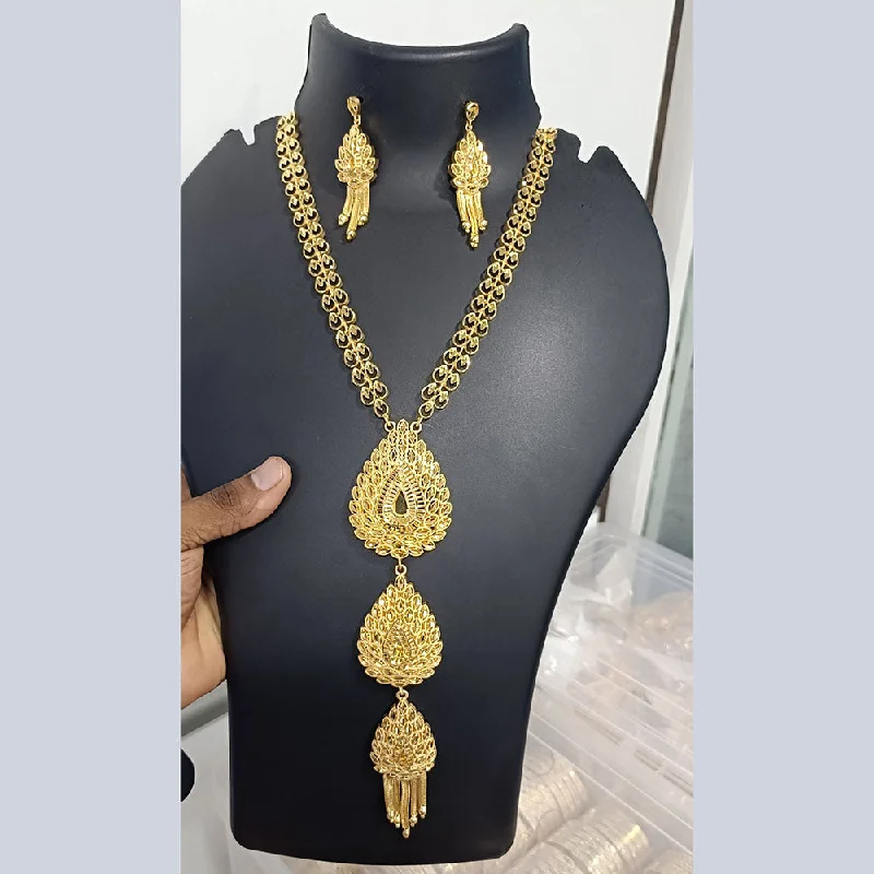 women’s silver necklaces-Pari Art Jewellery Forming Long Necklace Set