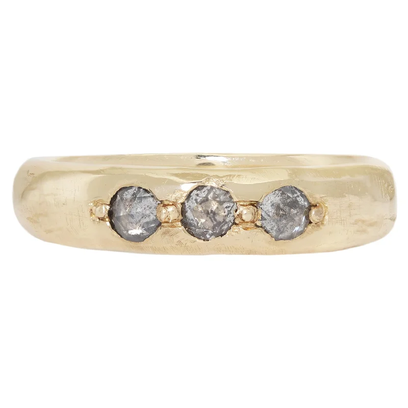 women’s affordable engagement rings-Rosa Gray Diamond Ring