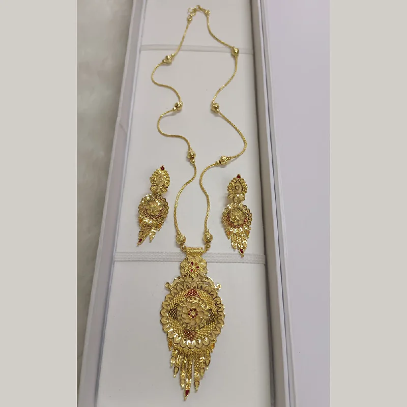 women’s fine jewelry necklaces-Pari Art Jewellery Forming Long Necklace Set