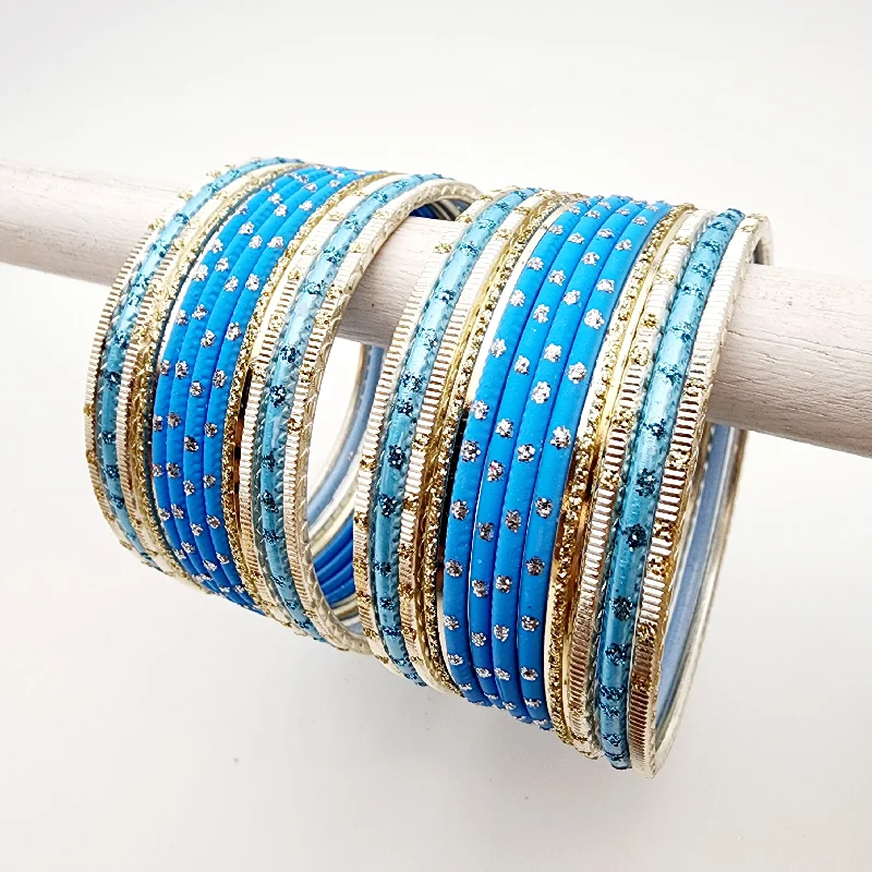 women’s heart-shaped bracelets-Rajani Bangle Set