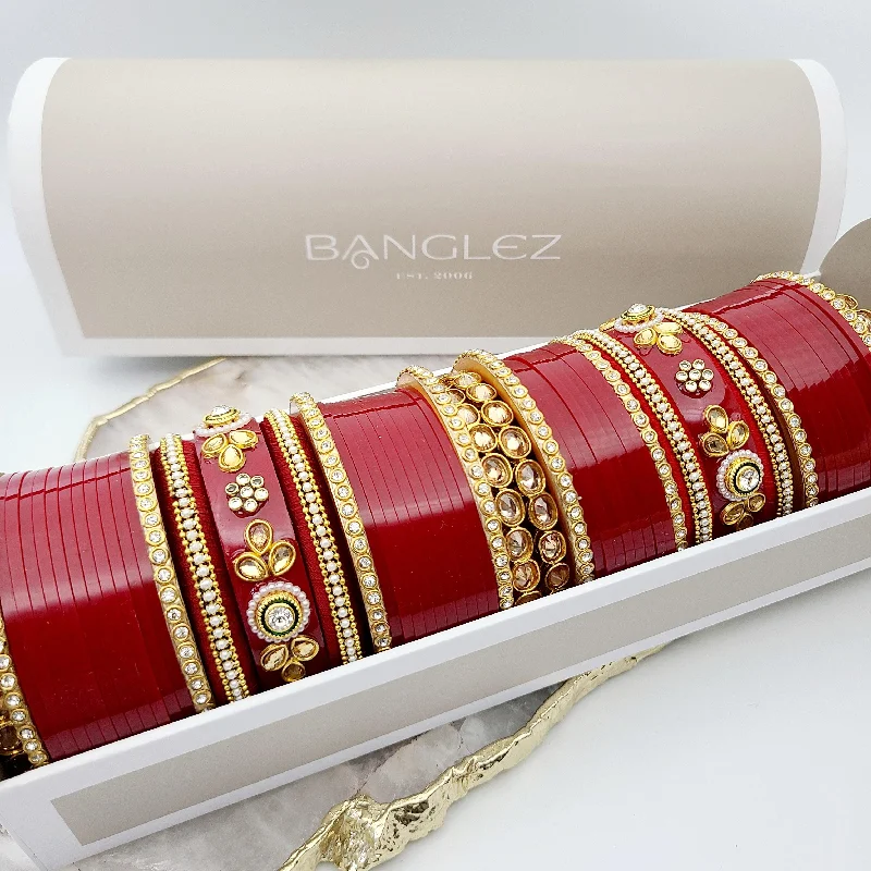 women’s cuff bangles-Aishwarya Bridal Banglez Chest