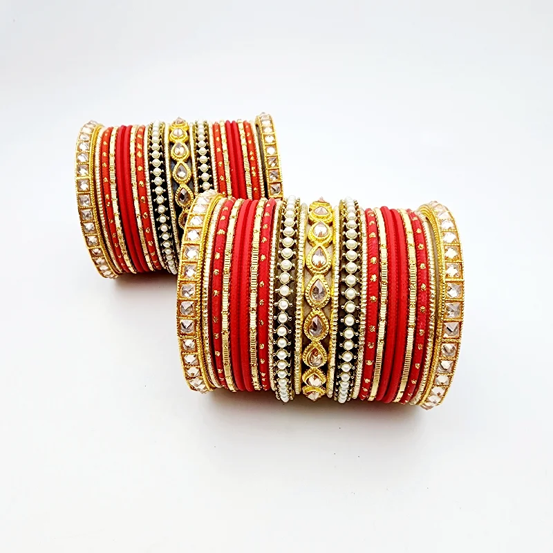 women’s twisted bracelets-Nixi Bangle Set