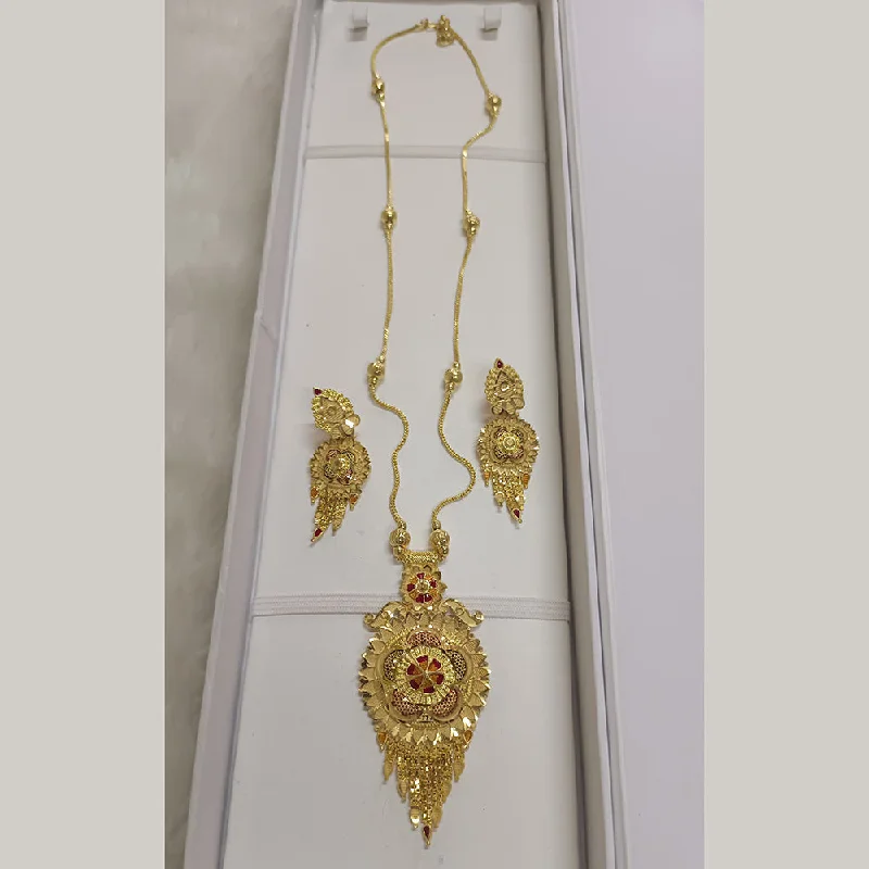 women’s Christmas necklaces-Pari Art Jewellery Forming Long Necklace Set