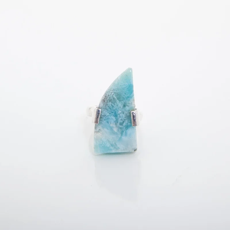 women’s antique engagement rings-Rough Larimar Ring Airam