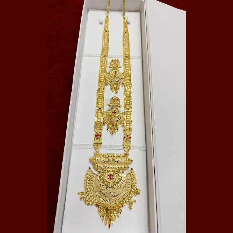 women’s romantic necklaces-Pari Art Jewellery Forming Long Necklace Set