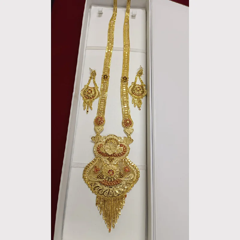 women’s chic pendant necklaces-Pari Art Jewellery Forming Long Necklace Set