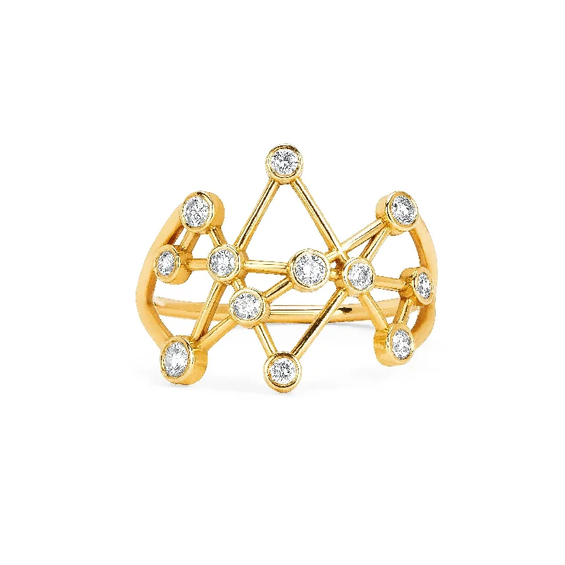 women’s stacking rings-Midas Star Ring | Ready to Ship