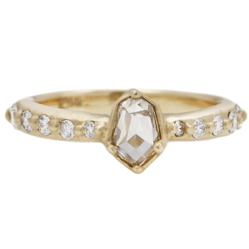 women’s antique-style engagement rings-Bullet Diamond Ring