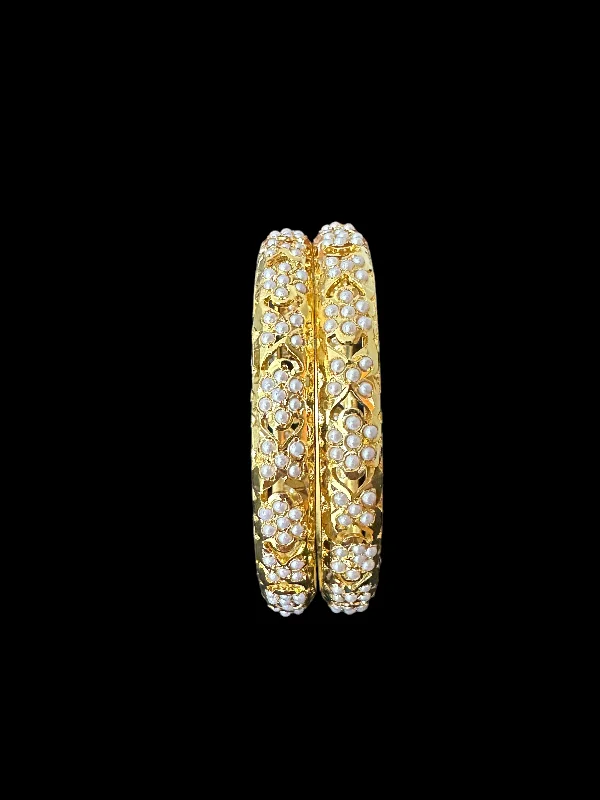 women’s elegant bangles-B195 Amira pearl bangles ( READY TO SHIP )