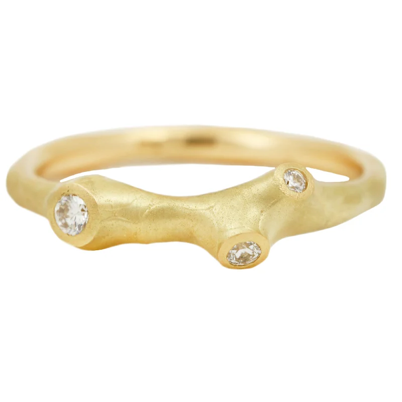 women’s vintage diamond engagement rings-Medium Barnacle Diamond Ring