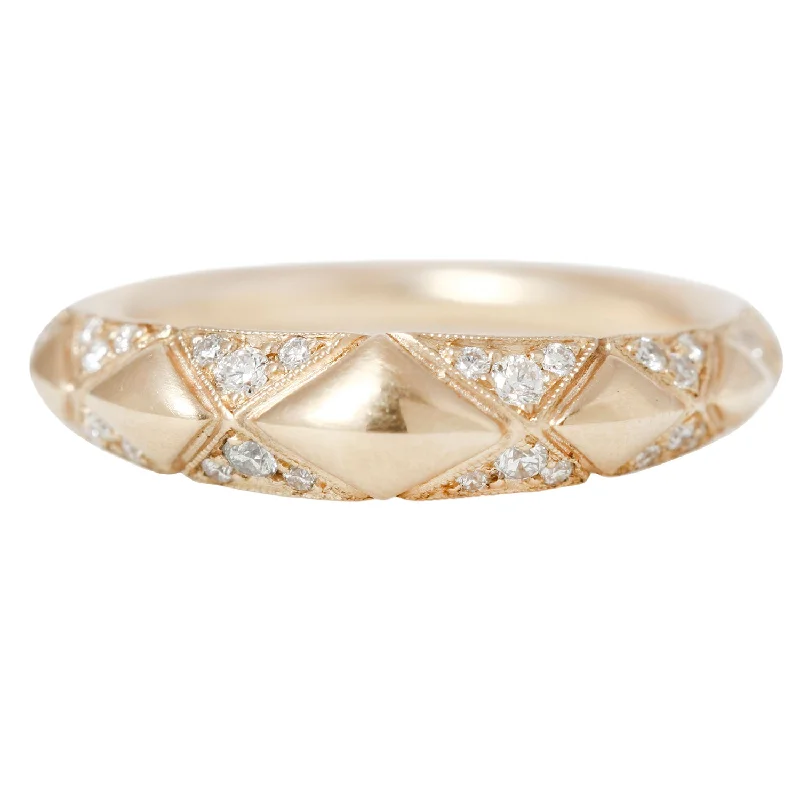 women’s split shank engagement rings-Inanna Diamond Ring