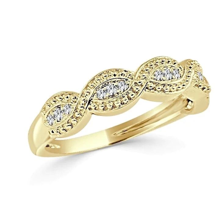 women’s white sapphire engagement rings-14k Gold & Diamond Ring