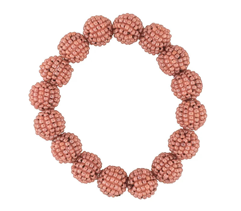 women’s luxurious charm bracelets-**NEW** Classic Globe <br> Terracotta