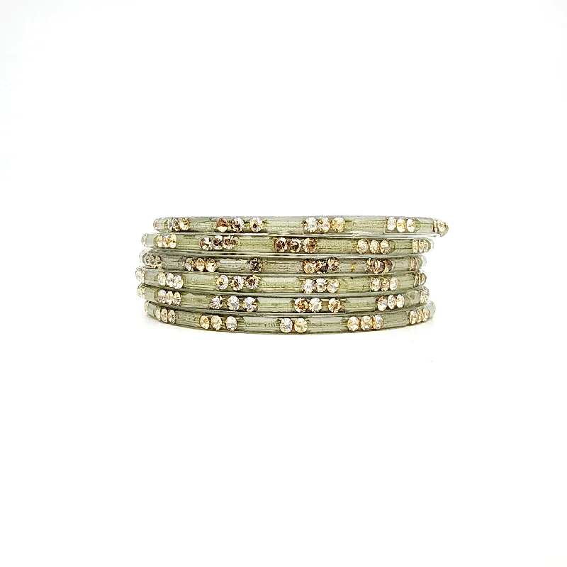 women’s bridal bracelets-Maya - Glass Bangles