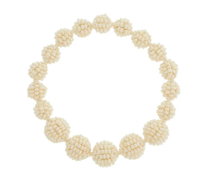 women’s gold bracelets-<br>Modern Globe <br> Cream