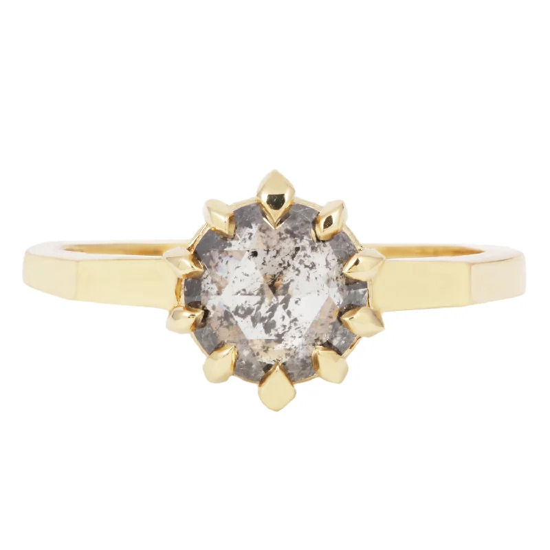 women’s yellow gold diamond engagement rings-Cosmos Diamond Ring