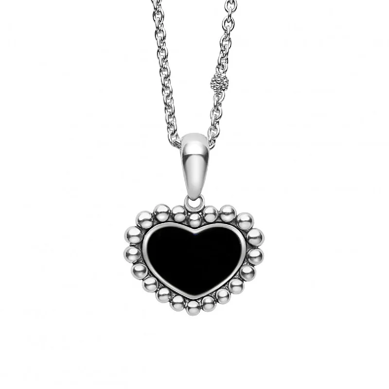 women’s ruby necklaces-Heart Necklace