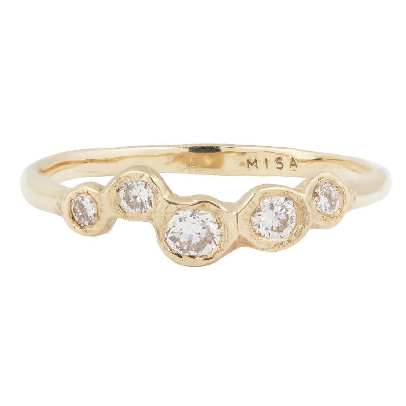 women’s dual-tone engagement rings-Effervescence Diamond Ring