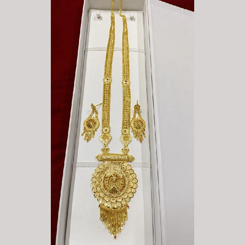 women’s chain necklaces-Pari Art Jewellery Forming Long Necklace Set