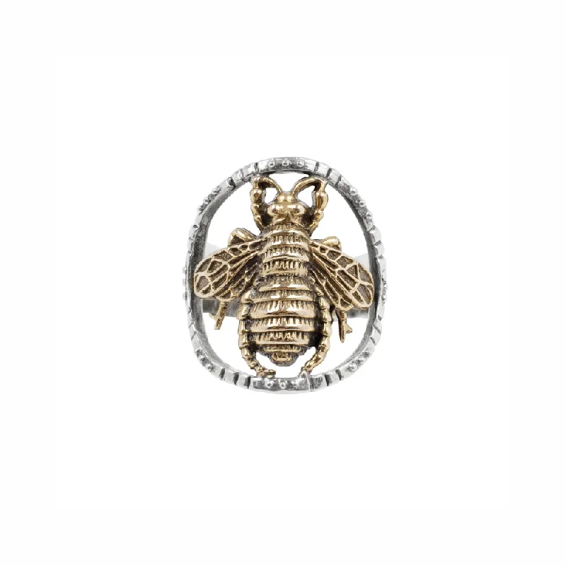 women’s oval rings-Bee True Ring