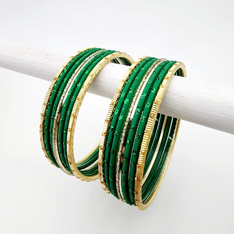 women’s precious stone bangles-Journee Bangle Set