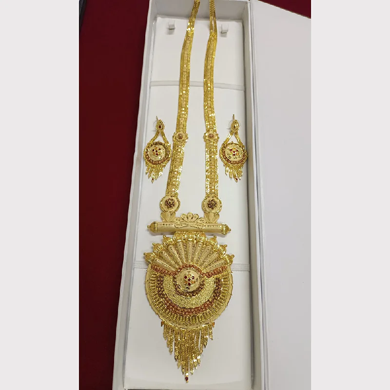 women’s friendship necklaces-Pari Art Jewellery Forming Long Necklace Set