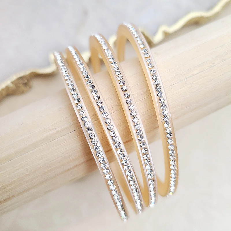 women’s chic bangles-Jillian Bangles