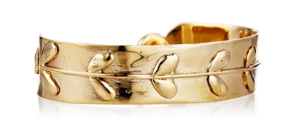 women’s large bangles-Vine Cuff