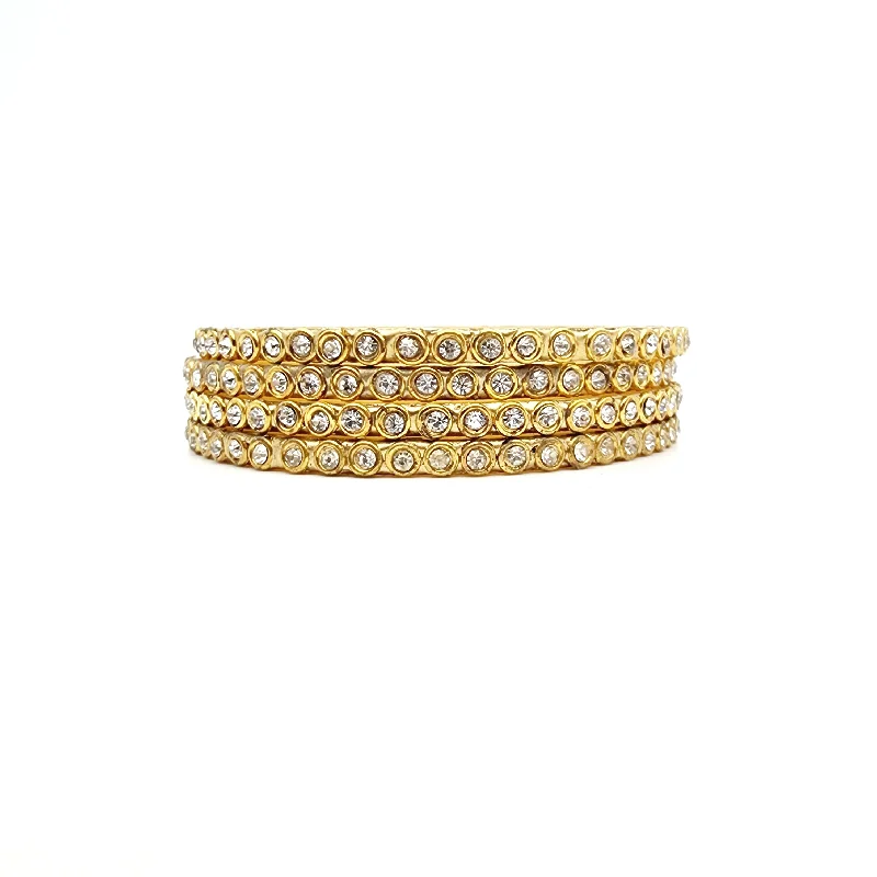 women’s elegant cuff bracelets-Mansoor - Bangles